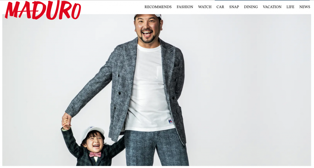 MADURO [ファッション]お洒落パパ改造講座:今、大注目のサウナーの本家本元パパの週末は親子でサウナー!?